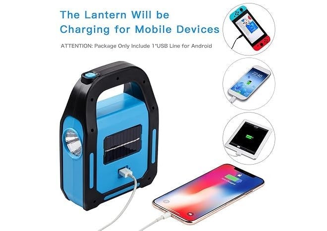 HEADLY 3 in 1 Solar USB Rechargeable Brightest COB LED Camping Lantern - Image 3
