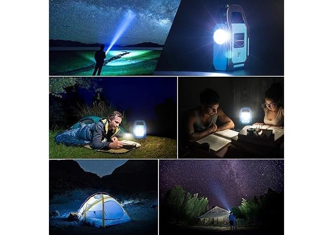 HEADLY 3 in 1 Solar USB Rechargeable Brightest COB LED Camping Lantern - Image 5