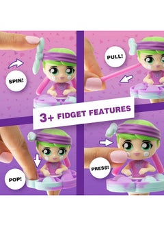 WowWee Fashion Fidgets Sensory Toy Dolls - Push Pop Fidget Toy Pack of 2 - Anxiety and Stress Relief for Kids  - Image 2