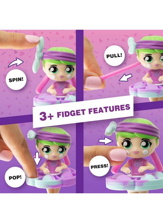 WowWee Fashion Fidgets Sensory Toy Dolls - Push Pop Fidget Toy Pack of 2 - Anxiety and Stress Relief for Kids - Image 2