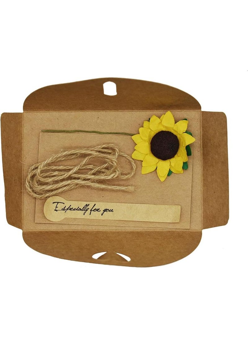 فوميمو عبوات بطاقات شكر برسومات زهور يدوية الصنع للدعوة والتهنئة والأمنيات لحفلات الزفاف وأعياد الميلاد والمهرجانات - Image 5