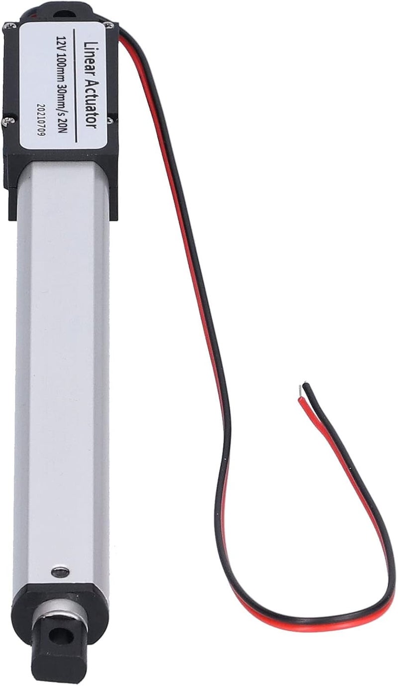 Dioche Mini Electric Linear Actuator 12V 100mm Limit Switch Low Noise Compact High Speed Industrial Small Size Quiet Versatile Stroke Linear Motion Actuator (Stroke - Image 2