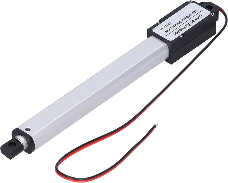 Dioche Mini Electric Linear Actuator 12V 100mm Limit Switch Low Noise Compact High Speed Industrial Small Size Quiet Versatile Stroke Linear Motion Actuator (Stroke - Image 1
