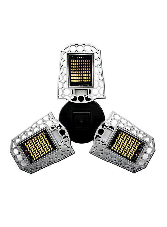 NIBEMINENT Led Adjustable Garage Ceiling Light Silver 19.50x13x17centimeter - Image 1