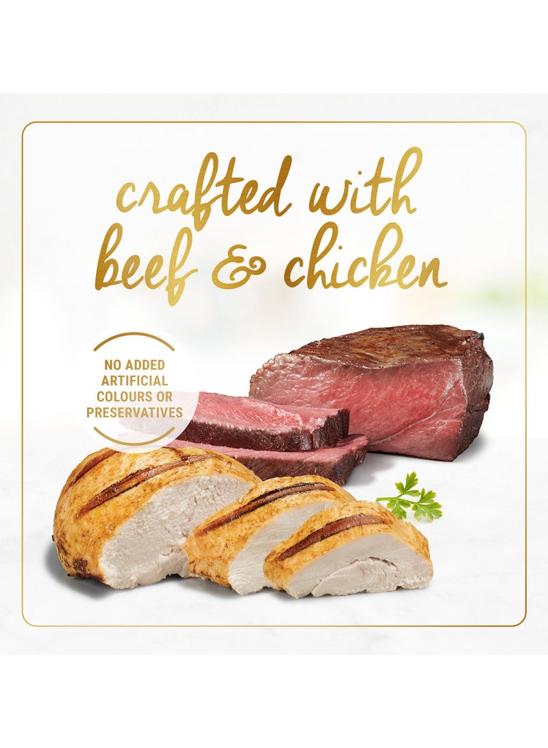 Purina Fancy Feast طعام رطب للقطط بنكهة لحم البقر والدجاج الكلاسيكي - Image 2