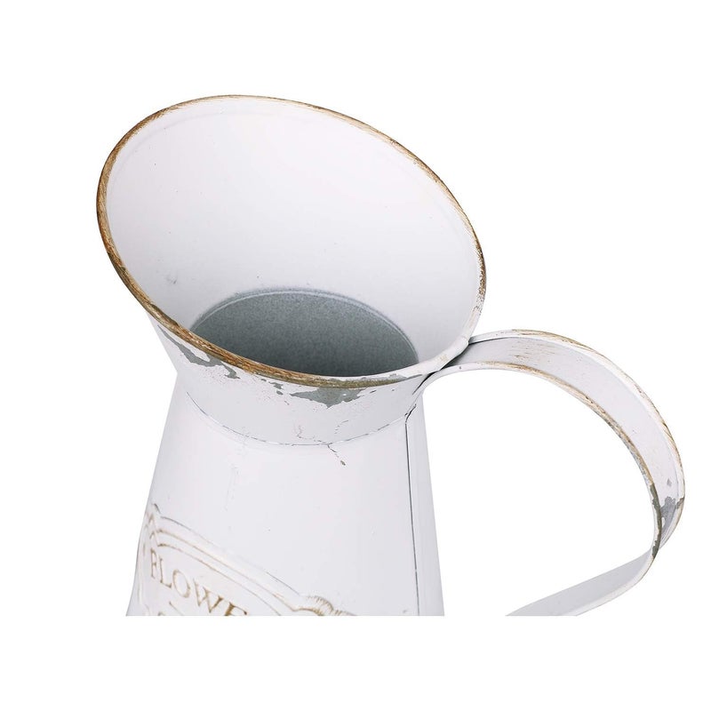 Apsoonsell Rustic Shabby Chic Vase Small Metal Vase Vintage Milk Jug Mini Pitcher Decorative Flower Vase Farmhouse Decor For Home  Kitchen  Bathroom - Image 4