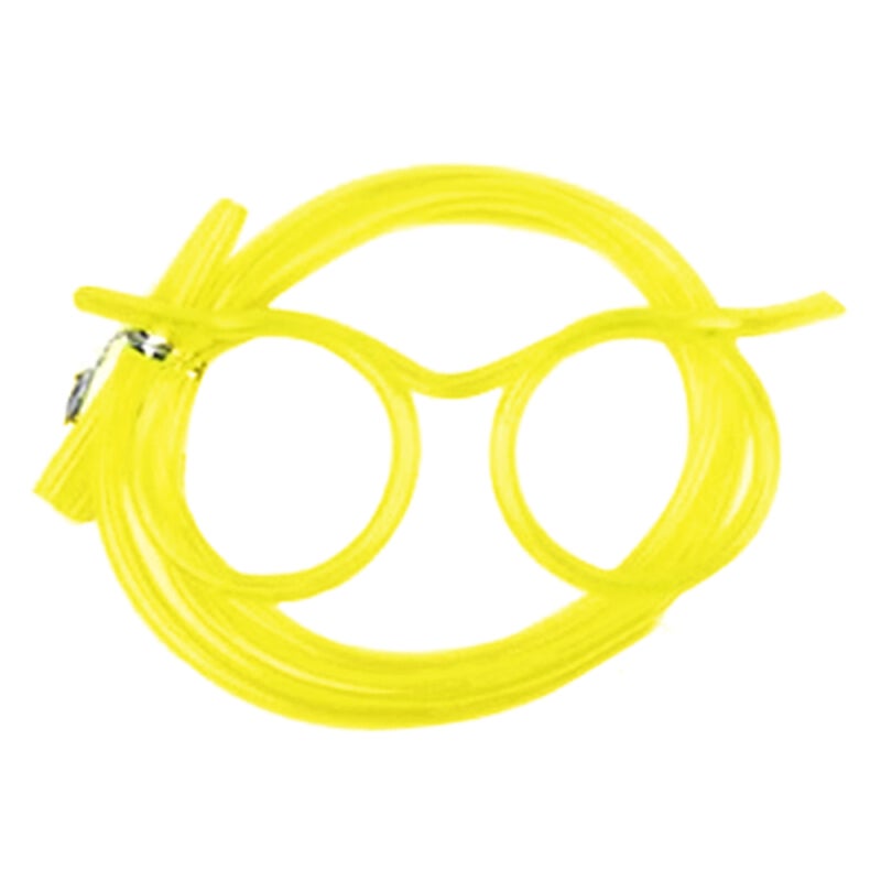 Fun Eyeglasses Yellow Crazy Design Straw - Safe Joyful Eyewear for Kids Party Gifts - Image 1
