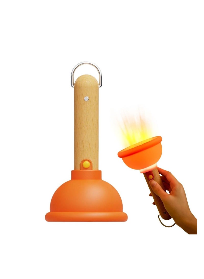 Mini Plungers Funny Night Light for Kids, Energy Saving NightLight, Cute Silicone Toilet Plunger Night Lights for Adults Kids Bedroom, night Lights Plug Into Wall for Hallway,Kid’s Bedroom, Stairways - Image 1