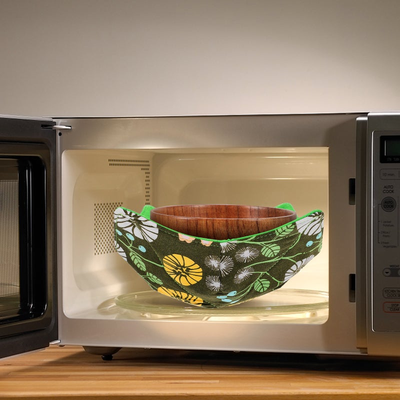Microwave Bowl Cozy Hot Plates Dishes Bowl Holder Heat Proof Plate Holder - Image 4