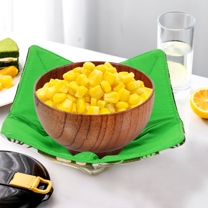 Microwave Bowl Cozy Hot Plates Dishes Bowl Holder Heat Proof Plate Holder - Image 5