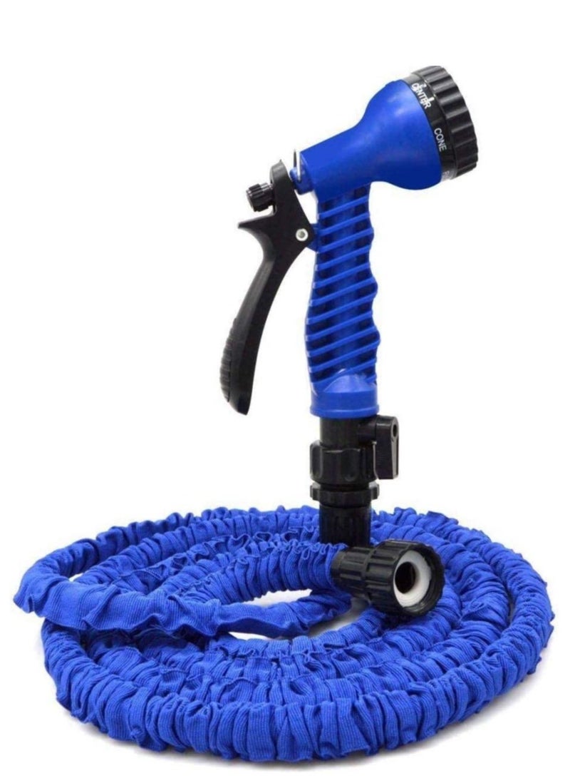 Expandable Garden Water Hose, Flexible Gardening Hose,7 Pattern Spray And High Pressure For Plant Watering, Car And Motorcycle Cleaning, Lawn Garden (50Ft- - Image 1