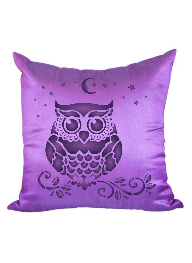 Usnyabni Owl Stencil, 6.5 x 6.5 inch (M) - Decorative Night Bird Nocturnal Animal Wildlife DIY Birds Stencils  - Image 2