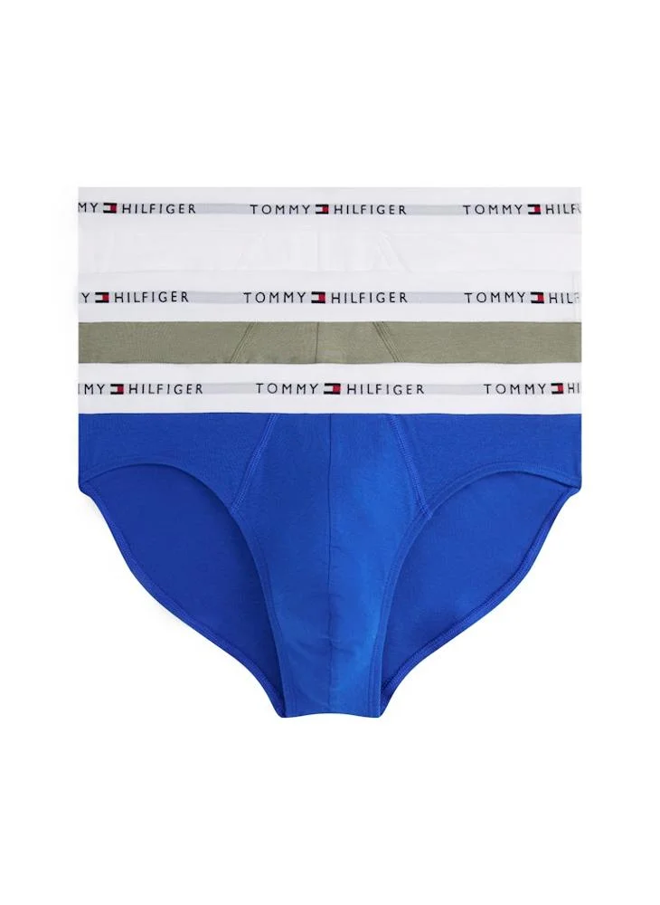 تومي هيلفيغر 3 Pack Logo Band Briefs
