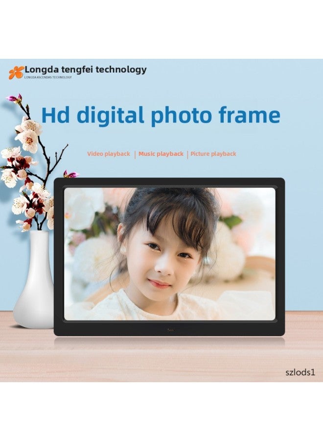 Manufacturers Directly Supply 14.1 Inch Digital Photo Frame Electronic Photo Album To Play High-definition Pictures 1080P Gift Music Video-Color:15.4inch White Tn Screen - Image 3