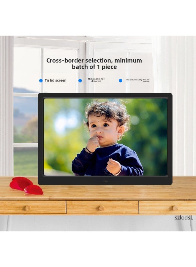 Manufacturers Directly Supply 14.1 Inch Digital Photo Frame Electronic Photo Album To Play High-definition Pictures 1080P Gift Music Video-Color:15.4inch White Tn Screen - Image 2