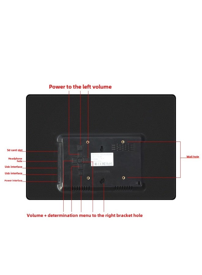Manufacturers Directly Supply 14.1 Inch Digital Photo Frame Electronic Photo Album To Play High-definition Pictures 1080P Gift Music Video-Color:15.4inch White Tn Screen - Image 5