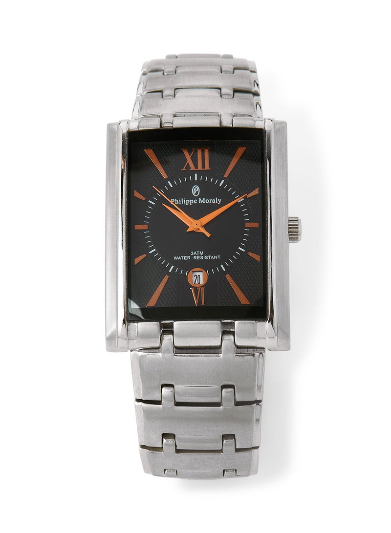 فيليب مورالي السويسرية ساعة يد معدنية M1133WBR - 31 ملم - فضي - Image 1
