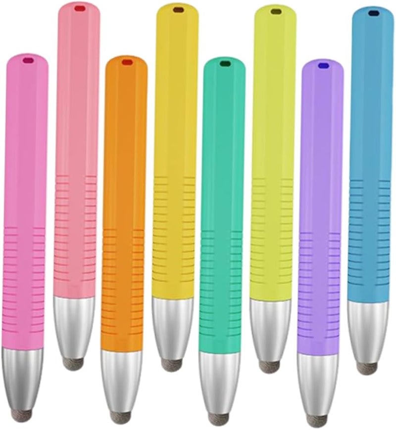 Uonlytech 8 Pack Stylus Pen for Touchscreen Tablets Phones Kids Learning Writing Tool - Image 1