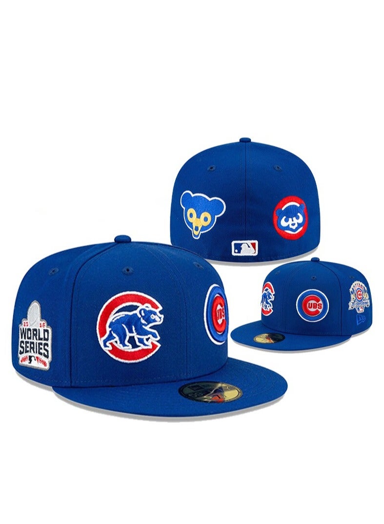 NEW ERA AA Quality Chicago Cubs Flat - Brim Baseball Cap - 56.8cm 