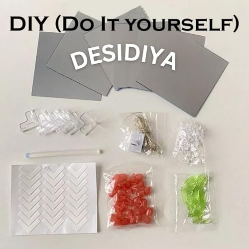 Desidiya® DIY Infinity Mirror Tulip Cube LED Lamp - 20 LED Flower Lights, Dual-Purpose Tabletop & Mirror Decor | Gifts for Woman | Valentine Gift - Image 2