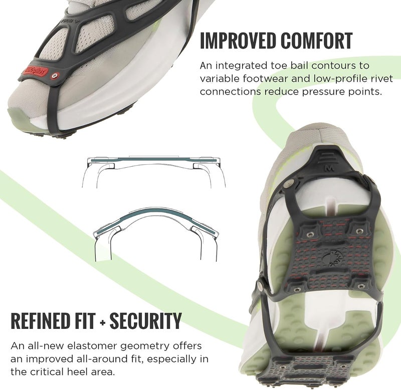 Kahtoola Nanospikes Traction for Icy Winter Road Running & Walking - Image 5
