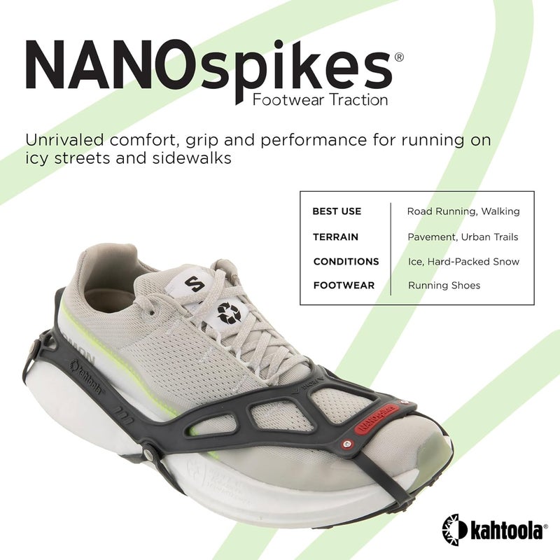 Kahtoola Nanospikes Traction for Icy Winter Road Running & Walking - Image 2