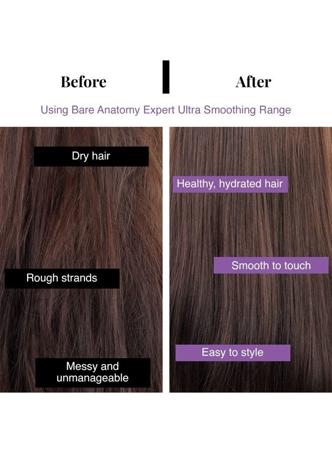 BARE ANATOMY قناع الشعر الفائق التنعيم | يستعيد النعومة والملمس بنسبة 27% | ترطيب عميق مع مركب الكربوهيدرات والنياسيناميد | للشعر الجاف والمجعد | خالي من الكبريتات والبارابين | للنساء