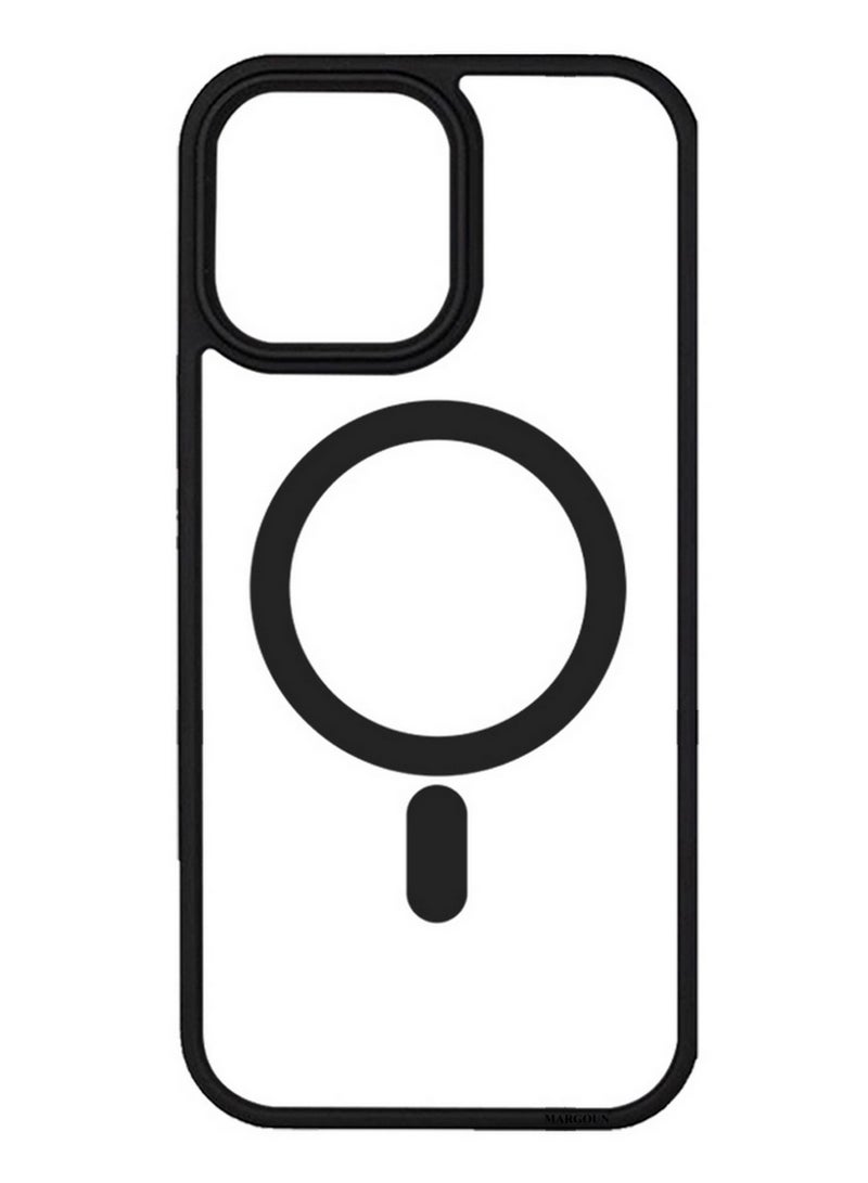 CATANES Magnetic Slim Protective Case for iPhone 15 Pro Max - with Wireless Charging Support - Black - Image 5