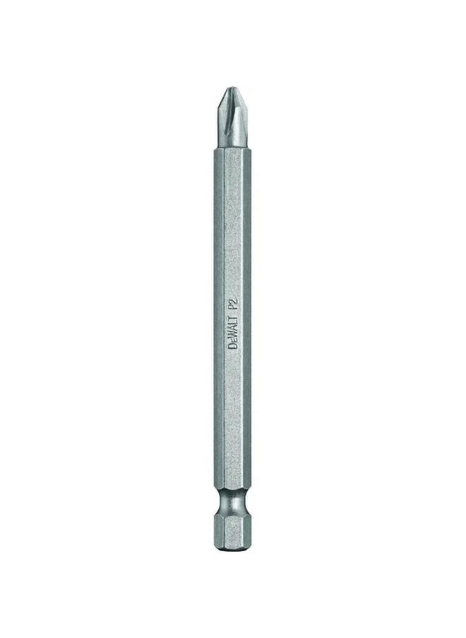 DEWALT Shock Resistant Phillips Power Screwdriver Bit Silver 88.9mm DW2032  - Image 2