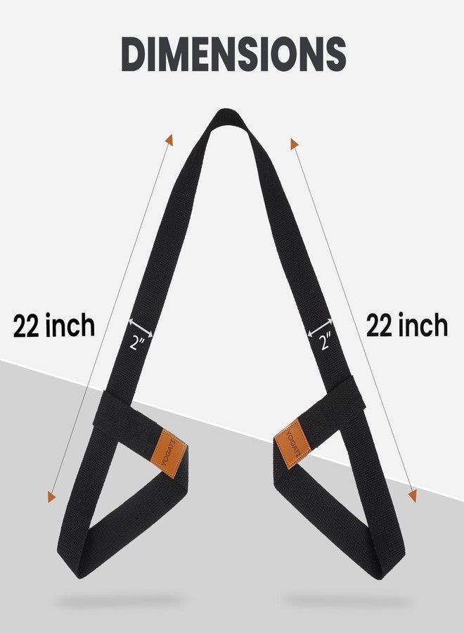YOGATI® Yoga Mat Straps for Carrying | Adjustable Cotton Yoga Strap for Carrying Mats | Fits Standard and Thick Yoga or Pilates Matt | Practical & Perfect Yoga Mat Carrying Strap Design that Lasts - Image 5