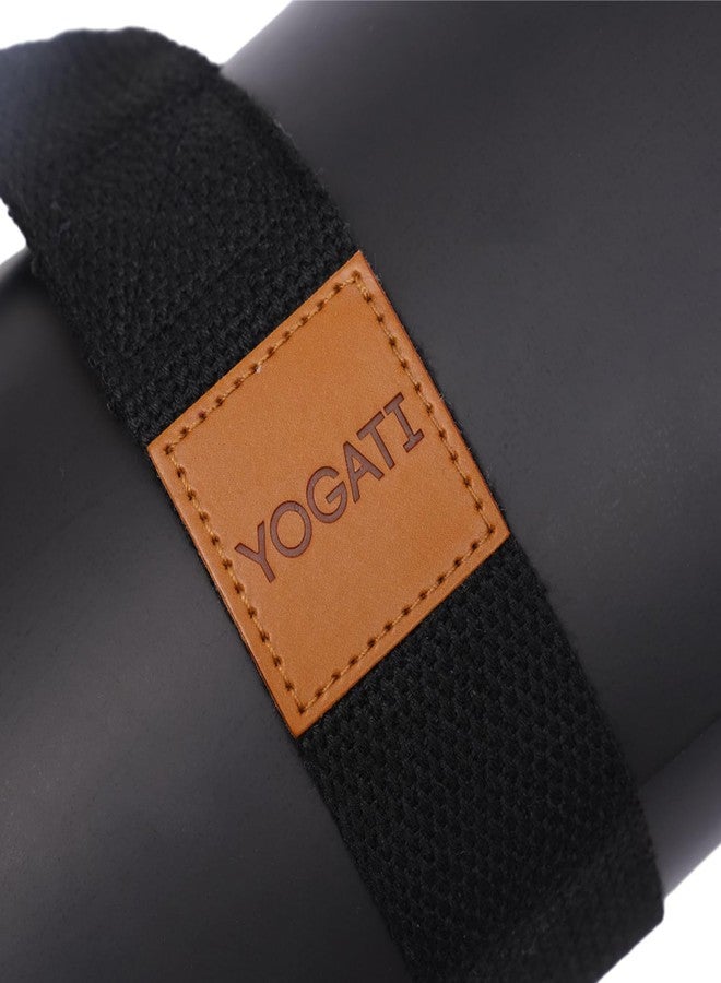 YOGATI® Yoga Mat Straps for Carrying | Adjustable Cotton Yoga Strap for Carrying Mats | Fits Standard and Thick Yoga or Pilates Matt | Practical & Perfect Yoga Mat Carrying Strap Design that Lasts - Image 3