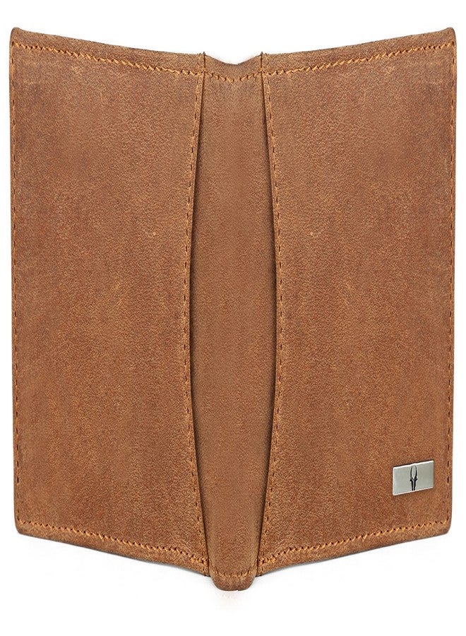 WildHorn Leather Wallet for Men, Tan Hunter,(Pack of 1) - Image 5