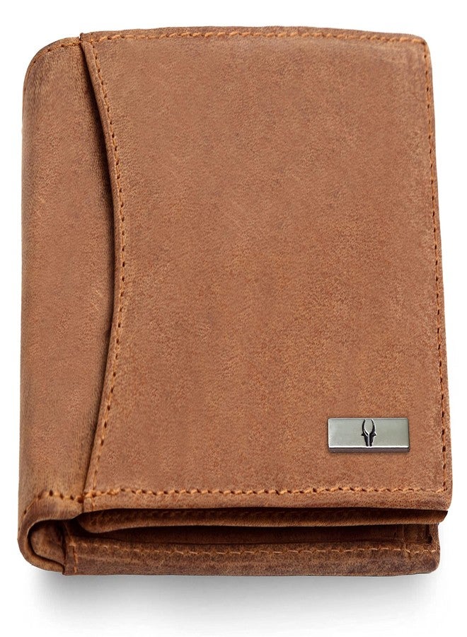 WildHorn Leather Wallet for Men, Tan Hunter,(Pack of 1) - Image 2