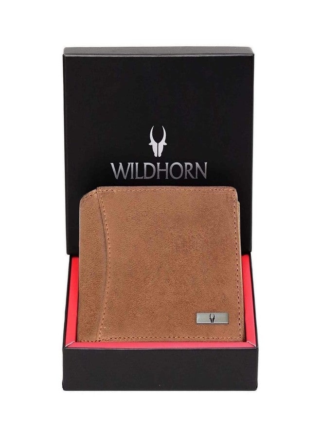 WildHorn Leather Wallet for Men, Tan Hunter,(Pack of 1) - Image 1