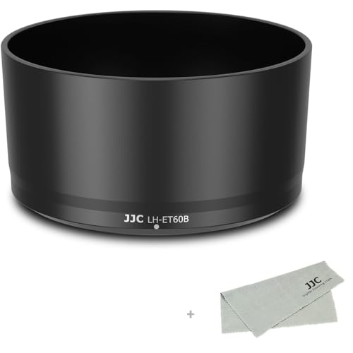 JJC Lens Hood for Canon RFS 55210mm F571 is STM on R50 R100 Reversible Lens Shade Replace Canon ET60B Lens Hood Compatible with 55mm Filters and Lens Cap - Image 1
