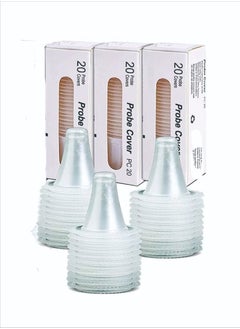 BRAUN 60 Pcs Ear Thermometer Probe Covers, Refill Caps, Lens Filters Compatible for All Braun ThermoScan Models and Other Types of Digital Thermometers Disposable Covers  - Image 1
