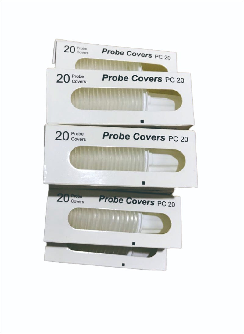 BRAUN 60 Pcs Ear Thermometer Probe Covers, Refill Caps, Lens Filters Compatible for All Braun ThermoScan Models and Other Types of Digital Thermometers Disposable Covers  - Image 2