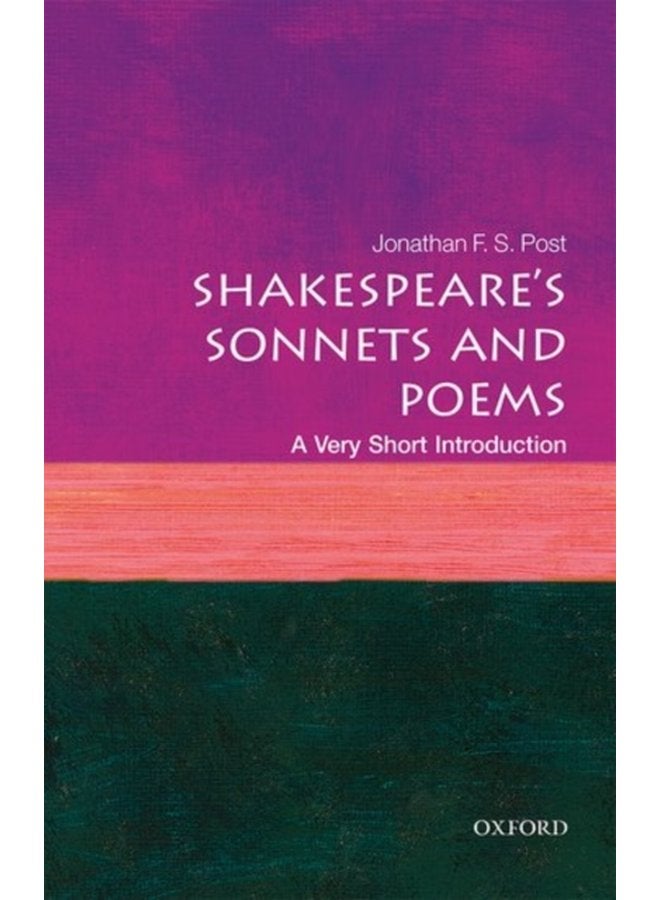 Shakespeare s Sonnets and Poems A Very Short Introduction - Paperback