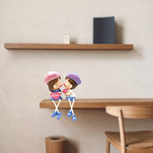 Lilone Cute Romantic Valentine Gifts I Love You Couple Statue Showpiece (Resin, 5Inch) (6936W) - Image 3