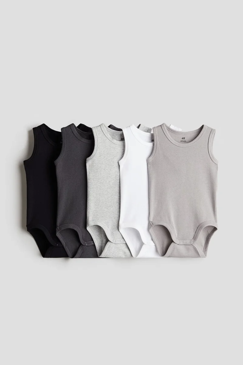 اتش اند ام 5-pack cotton bodysuits
