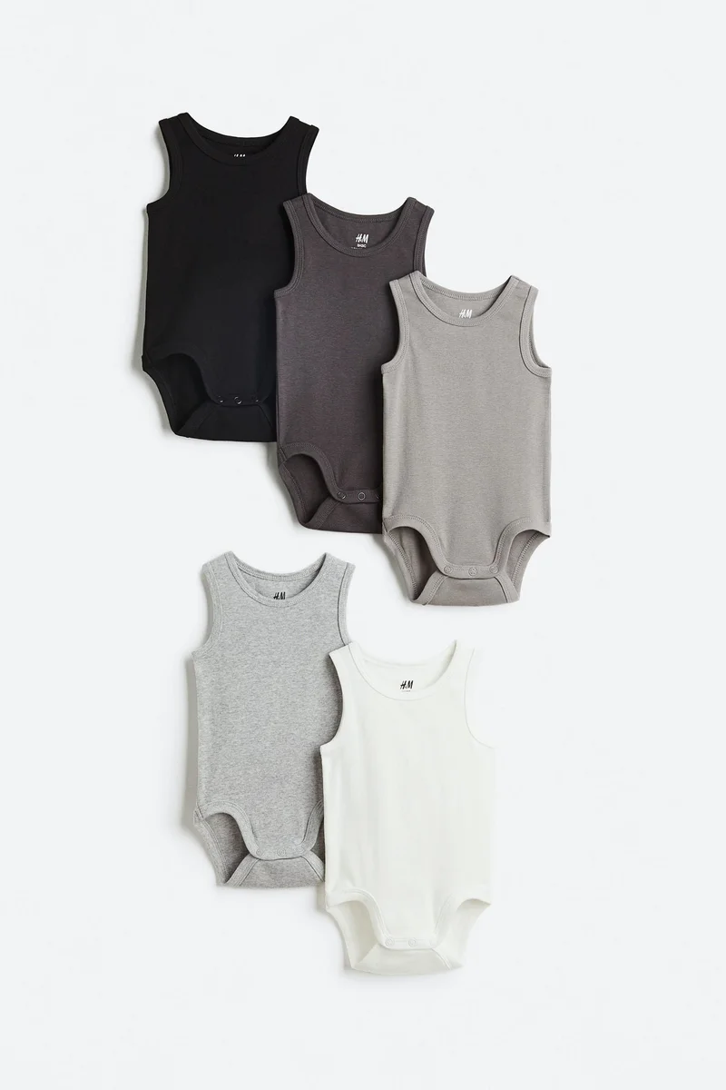 اتش اند ام 5-pack cotton bodysuits