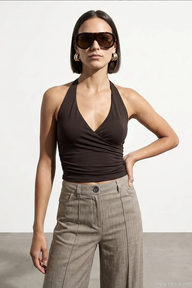 DILVIN Nylon Elastane Blouse