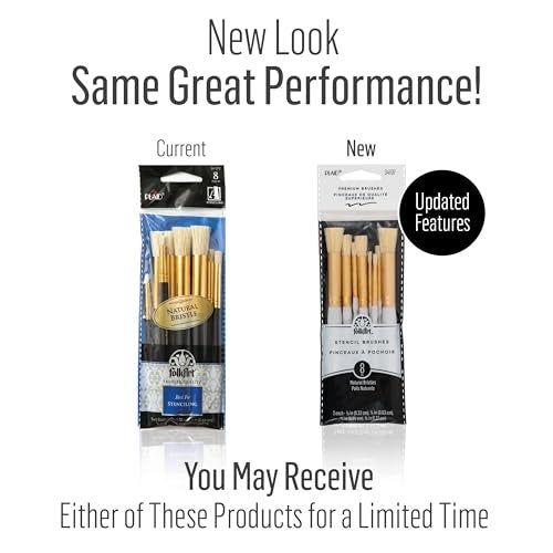 Plaid Stencil Brush Set, (8-Piece), 0289956 - Image 2