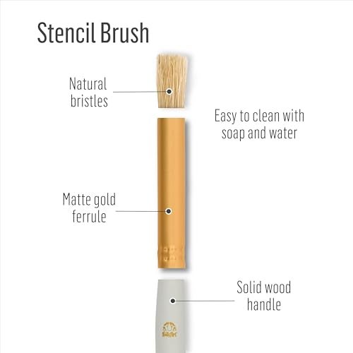 Plaid Stencil Brush Set, (8-Piece), 0289956 - Image 4