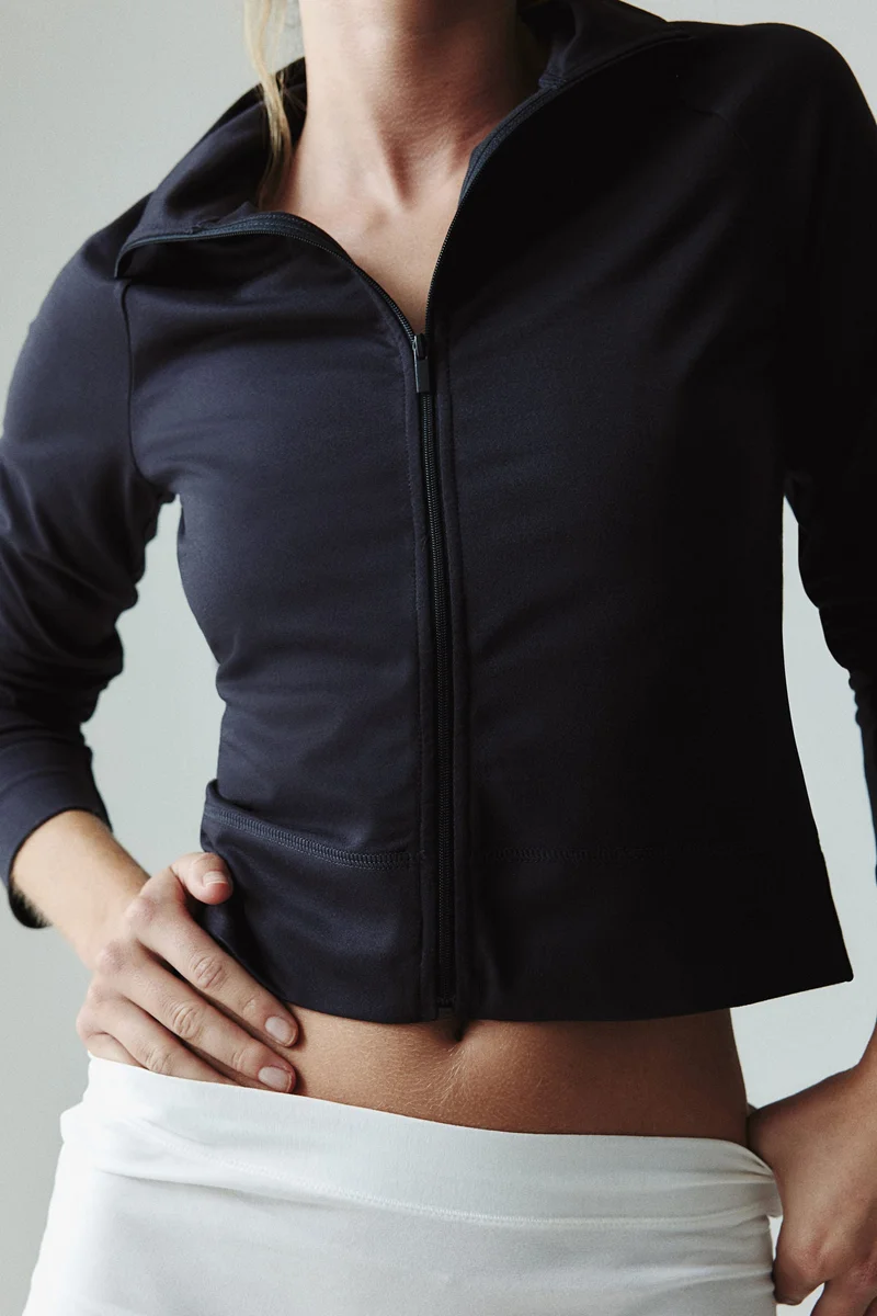 H&M Soft-touch zip-through cardigan