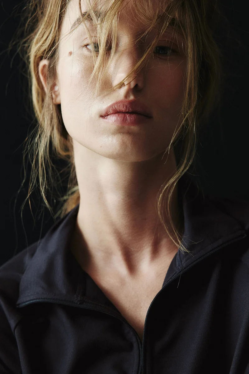 H&M Soft-touch zip-through cardigan