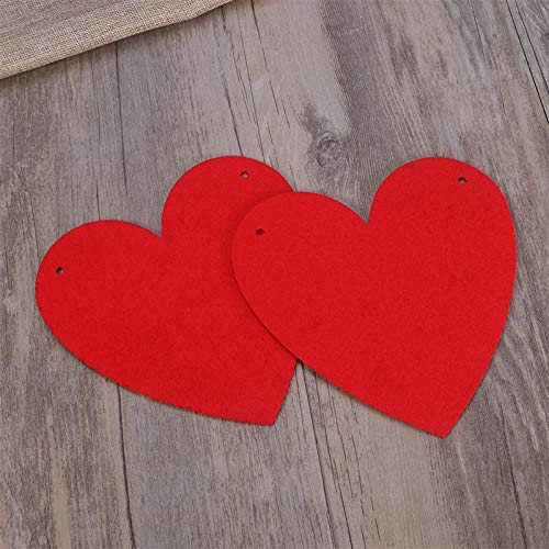 HK balloons® Happy Birthday Banner Decoration for Boys, Girls, Boyfriend, Girlfriend, (Red Heart Garland Curtains) - Image 5