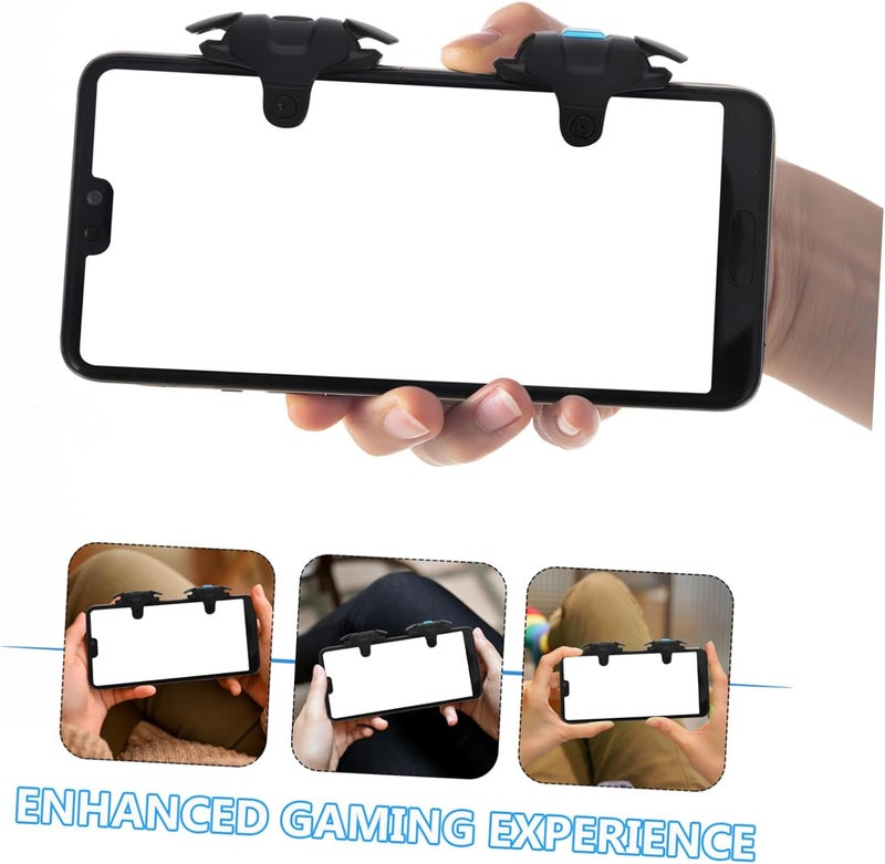 POPETPOP 2pcs Mobile Phone Gaming Triggers Game Controllers for Enhanced Performance Phones Tablets Optimized Physical Control Operations for Superior Gaming Experience - Image 3