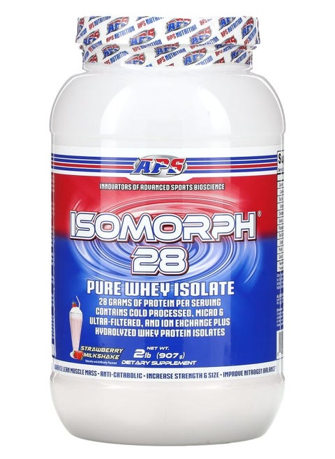 Isomorph 28 Pure Whey Isolate Strawberry Milkshake 2 lbs (907 g)