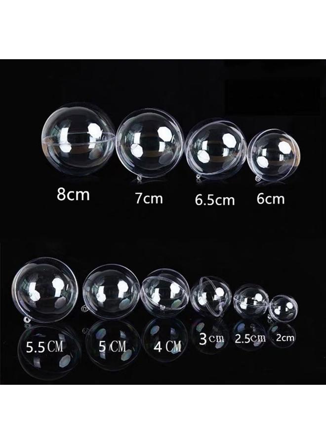 Bluejw Net Celebrous Knocking Star Cake Chocolate Hollow Ball Mould Plastic Opening And Closing Ball Pendant Baking Decoration - Image 5